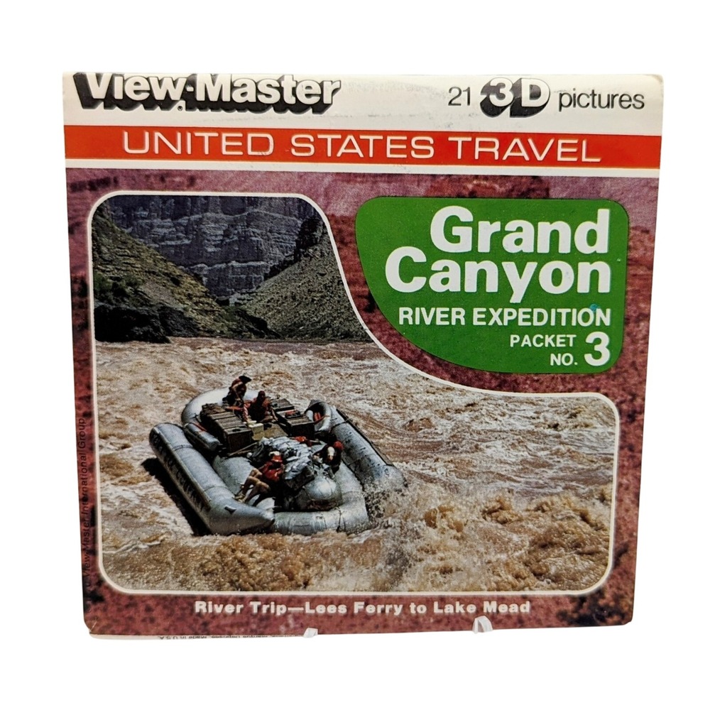 1970 View-Master Grand Canyon River Expedition Pack #3 - 3 Reel Pack